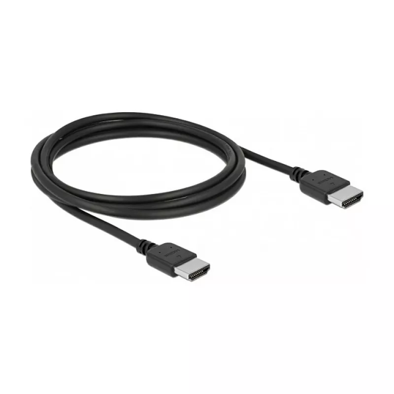 HDMI kabelis DeLOCK 85216 1,5 m A tipo kištukas–kištukas, juodas