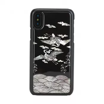 iKins išmaniojo telefono dėklas iPhone XS / XS Max — Crane Juoda apsauginis apvalkalas