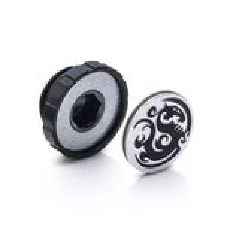 BitsPower G1/4 Thread Stopper Plugs (4 vnt.) — Artemis serija, matinė juoda