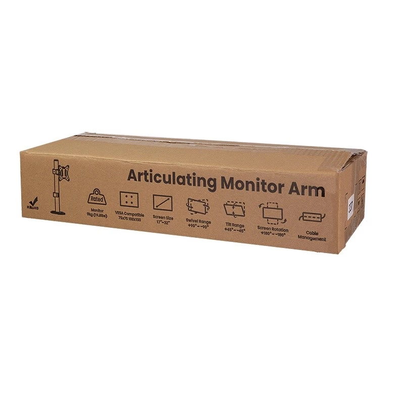 Monitoriaus laikiklis 17-32 inch, maks. 9 kg, juodas
