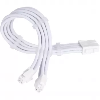 Maitinimo šaltinio ilginimo laidas SidabrinėSTONE EPS 12V 8‑kontaktų (30 cm) baltas SST-PP07E-EPS8W-V2