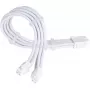 Maitinimo šaltinio ilginimo laidas SidabrinėSTONE EPS 12V 8‑kontaktų (30 cm) baltas SST-PP07E-EPS8W-V2