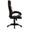Žaidimų kėdė Thunder X3 EC1 juoda oranžinė — ergonomiškas dizainas, reguliuojamas aukštis