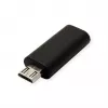 VALUE USB adapteris - USB-C (W) apgręžiamas į Micro-USB Type B (V)