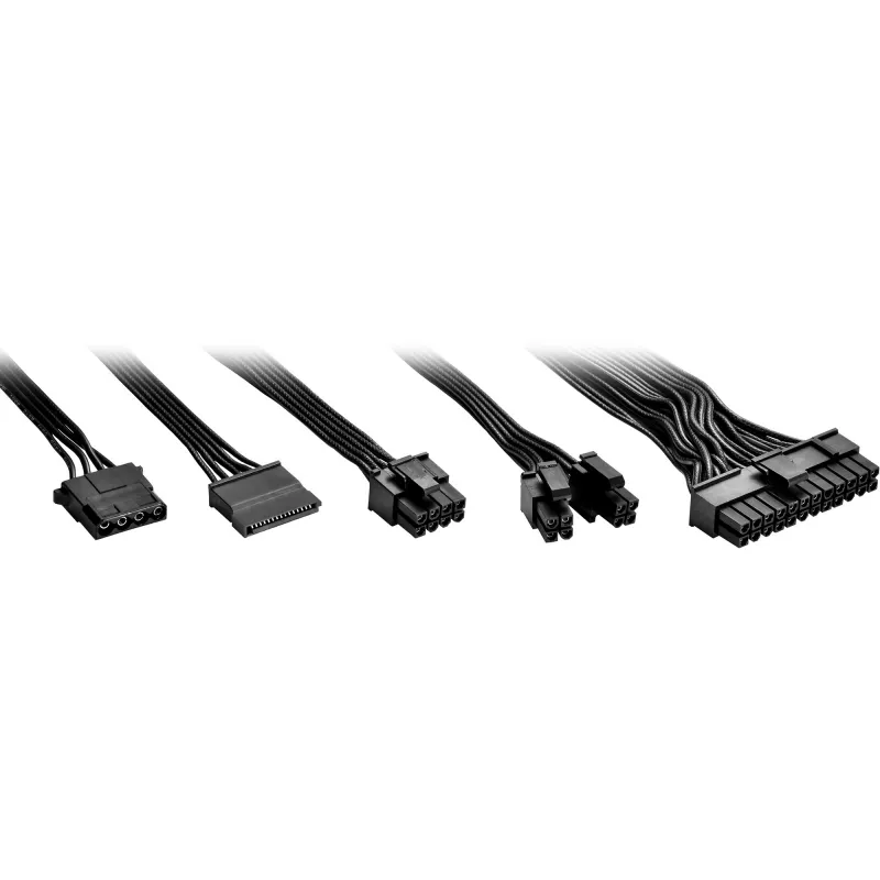 850W Sharkoon Rebel P10 850 W (juoda, 5x SATA, 4x PCIe, ATX 3.1, 850 W, 850 W)