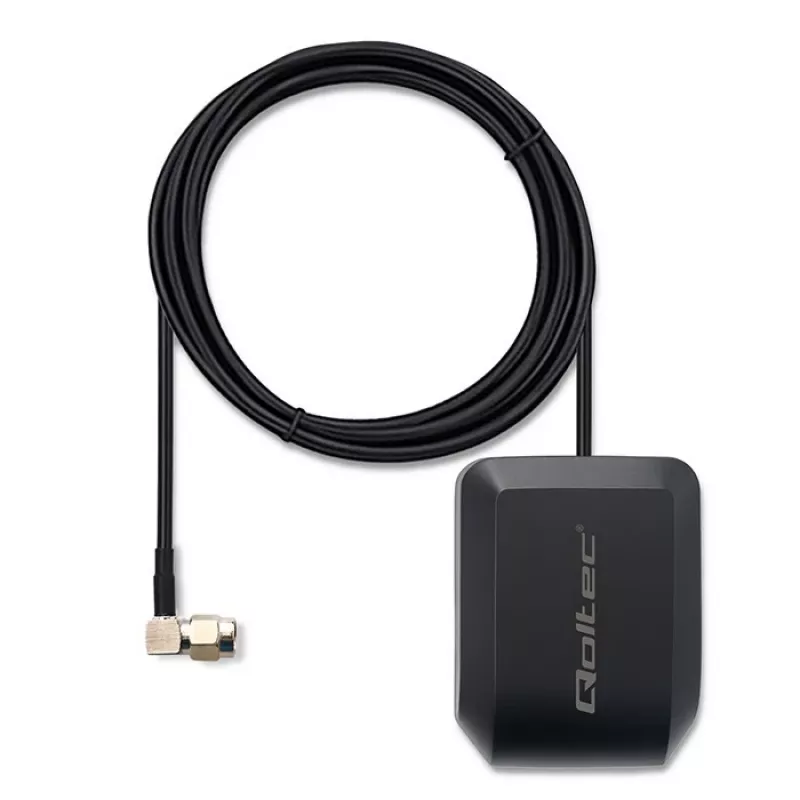 GPS/GLONASS antena QOLTEC 28 dBi 50 W su SMA kampine jungtimi