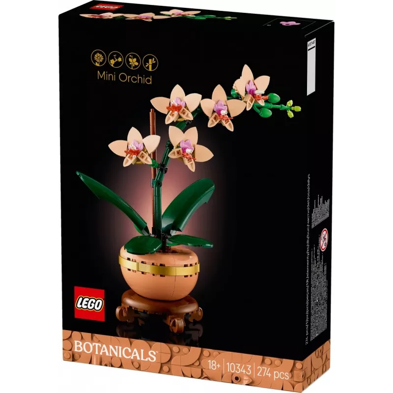 LEGO ICONS 10343 Botanikos kolekcija - Mini orchidėja