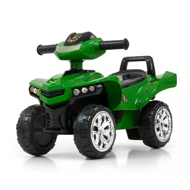 Riedėjimo žaisliukas milly mally Ride-on Monster Military modelis 27515 mažiems vaikams