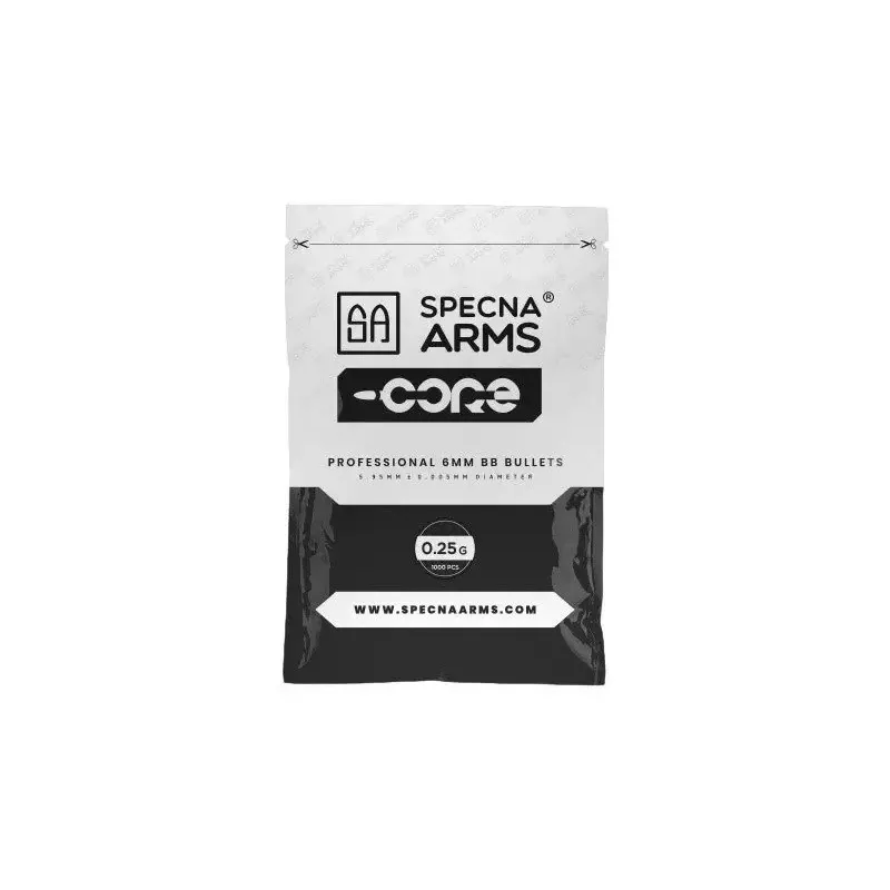 Specna Arms CORE 0.25 g BB kamuoliukai - 1000 vnt. (SPE-16-021004)