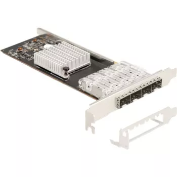 Delock PCI Express x4 Kortelė su 4 x SFP Lizdais Gigabitiniam LAN Intel i350 (88342)