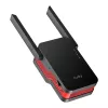 Wi‑Fi signalo stiprintuvas Cudy RE3000 2400–5000 MHz, 802.11ax/ac/n/g/b/a, Ethernet 100 Mbps, išorinė antena, juoda/raudona