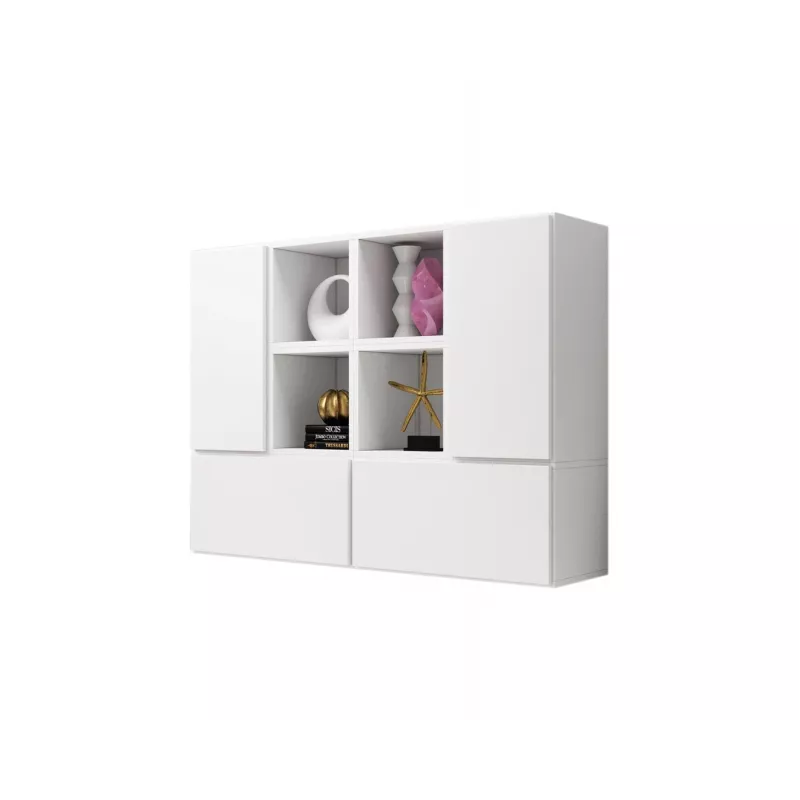 Cama living room furniture set ROCO 19 (4xRO3 + 4xRO6) Balta/Balta/Balta