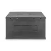 Prie sienos montuojamas stovas Digitus DN-19 07U-6/6-EC-SW
