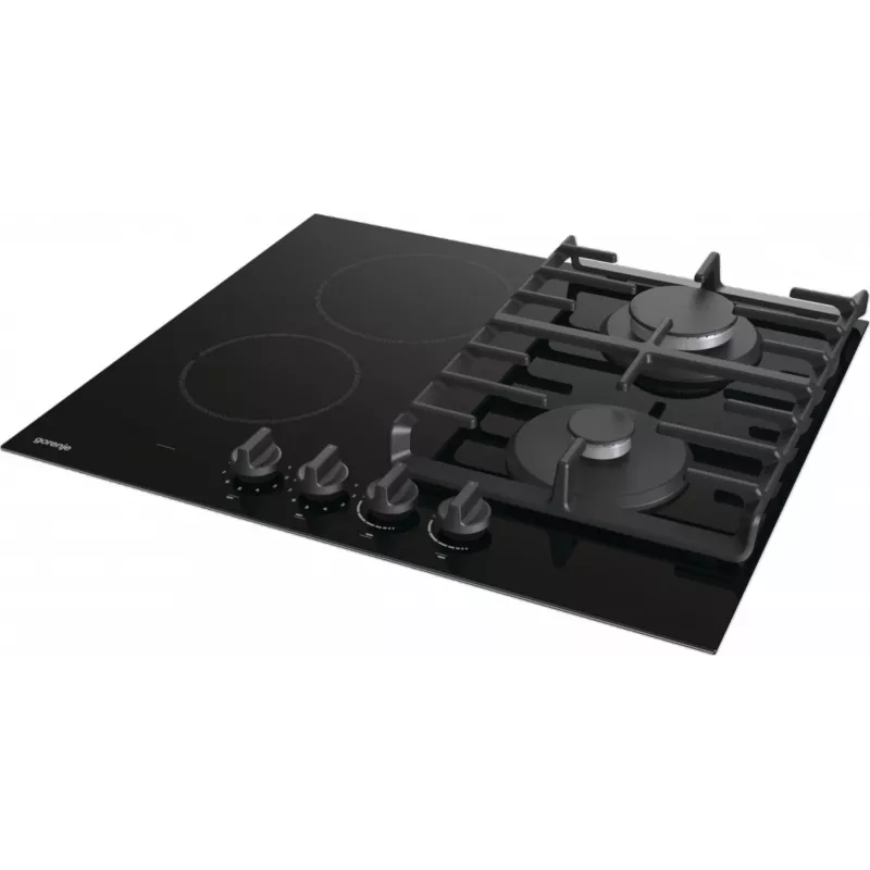 Gorenje GCE691BSC Juoda įmontuojama 60 cm kombinuota 4 zonų