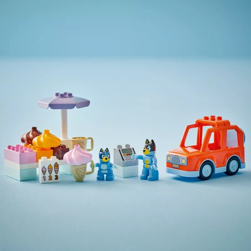 LEGO BLUEY 10458 Ledų kelionė su Bluey