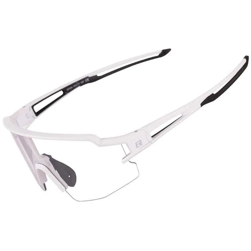 Rockbros 10172 UV400 balti fotochrominiai dviračių akiniai