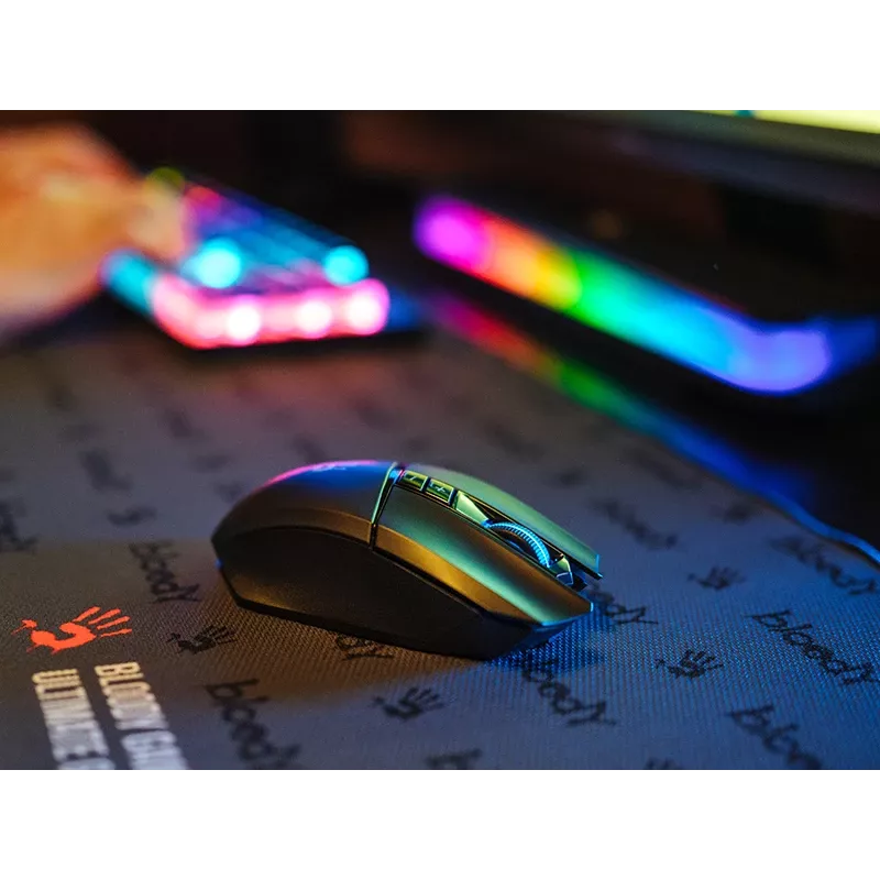 A4TECH BLOODY pelė R36 ULTRA WRLS 2.4G+USB juoda