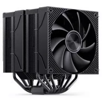 CPU aušintuvas Jonsbo CA90 Dual-Tower su 1×130 mm ir 1×120 mm PWM ARGB ventiliatoriais, juodas