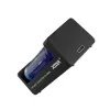 XTAR dviejų lizdų Li-ion baterijų įkroviklis 18650 elementams, USB-C įvestis, 2 lizdai, juodas, LED indikatoriai