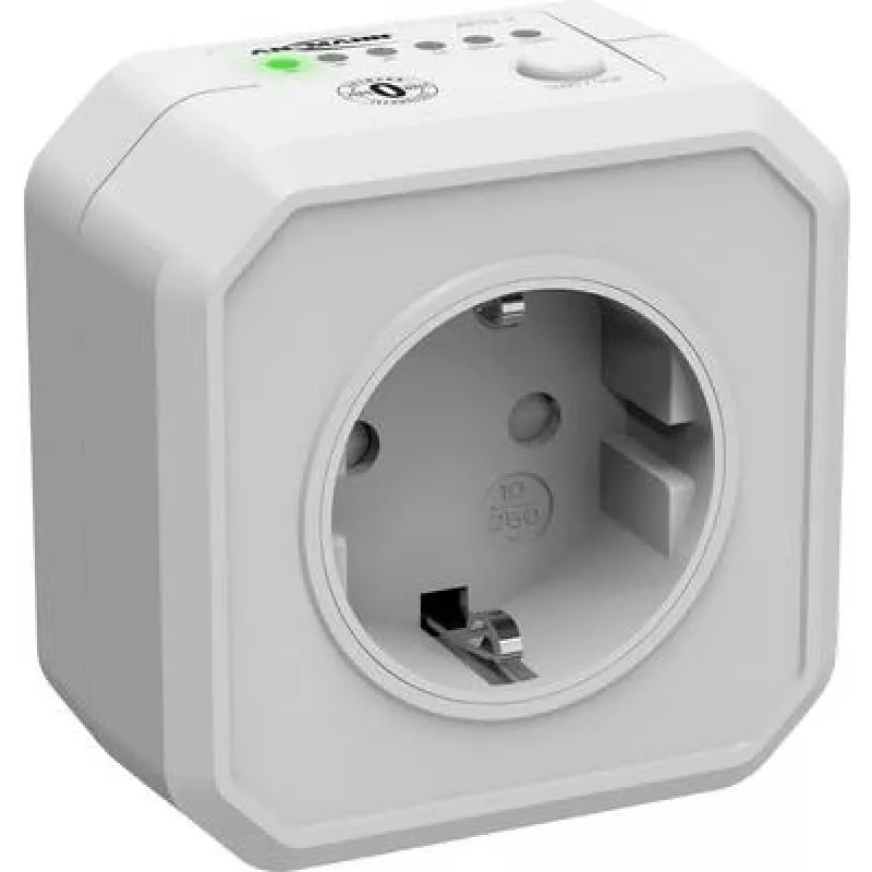 Ansmann Socket Outlet Zero Watt AES1 wei laikmačiu valdomas kištukinis lizdas be budėjimo režimo energijos suvartojimo