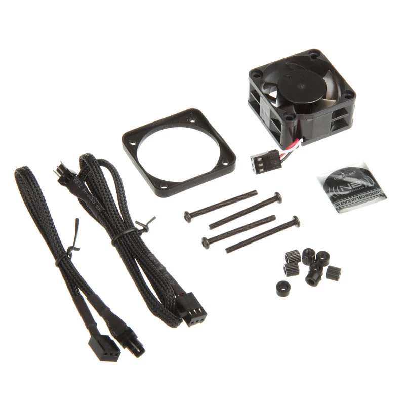 NoiseBlocker JuodaSilentPRO PM-2 40 mm korpuso ventiliatorius