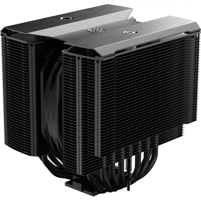 Cooler Master MasterAir MA824 Stealth procesoriaus oro aušintuvas 120/135 mm, juodas