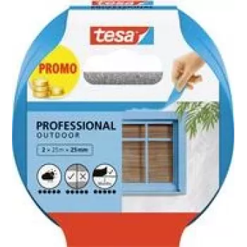 Maskavimo juosta Tesa Professional Outdoor 56214 — 50 m x 25 mm, orui atspari išorinė maskavimo juosta
