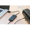 Išorinė USB 2.0 garso plokštė Vention CDRBF — 16 bitų, 44,1–48 kHz, maitinama per USB, 1 m kabelis, linijos įvestis / linijos išvestis