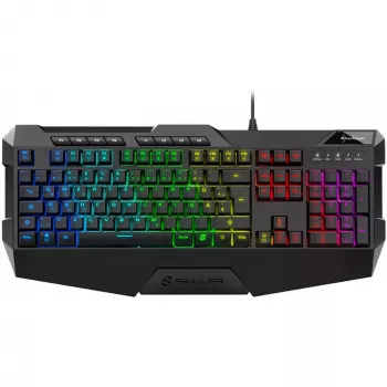 Sharkoon SKILLER SGK4 klaviatūra Gaming USB QWERTZ vokiška juoda