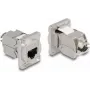 Tinklo kabelis DeLOCK D tipo modulis RJ45 Cat.6A lizdas į LSA lizdą, nerūdijantis plienas