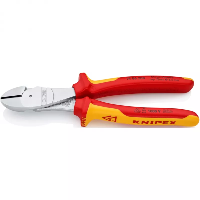 Knipex 74 06 200 žnyplės Įstrižinės pjovimo žnyplės