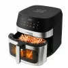 Karšto oro gruzdintuvė ESPERANZA EKA005, 8 l talpa, 1600 W, jutiklinis valdymas, 10 programų, nerūdijantis plienas, juoda