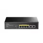 Tinklo komutatorius Cudy FS1006P Fast Ethernet 6 prievadų (4 PoE, 1 PoE+) 10/100 Mbps, 1,2 Gbit/s pralaidumas, metalinis korpusas, montavimas į stovą / ant sienos