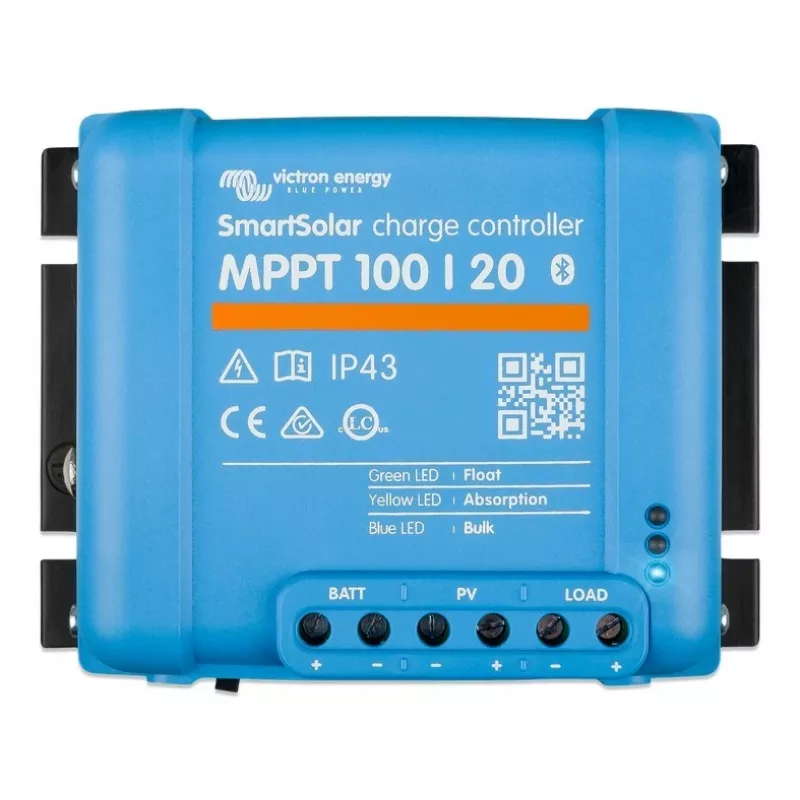 Saulės įkrovos valdiklis Victron SmartSolar MPPT 100/20 48V 20A