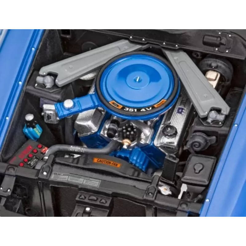 Plastikinis automobilio modelis REVELL Ford Mustang Boss 351 1:25 mastelio plastikinis rinkinys