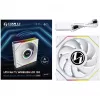 Lian Li UNI FAN TL Wireless LCD 120 balta — 120 mm PWM ventiliatorius su belaidžiu LCD valdikliu
