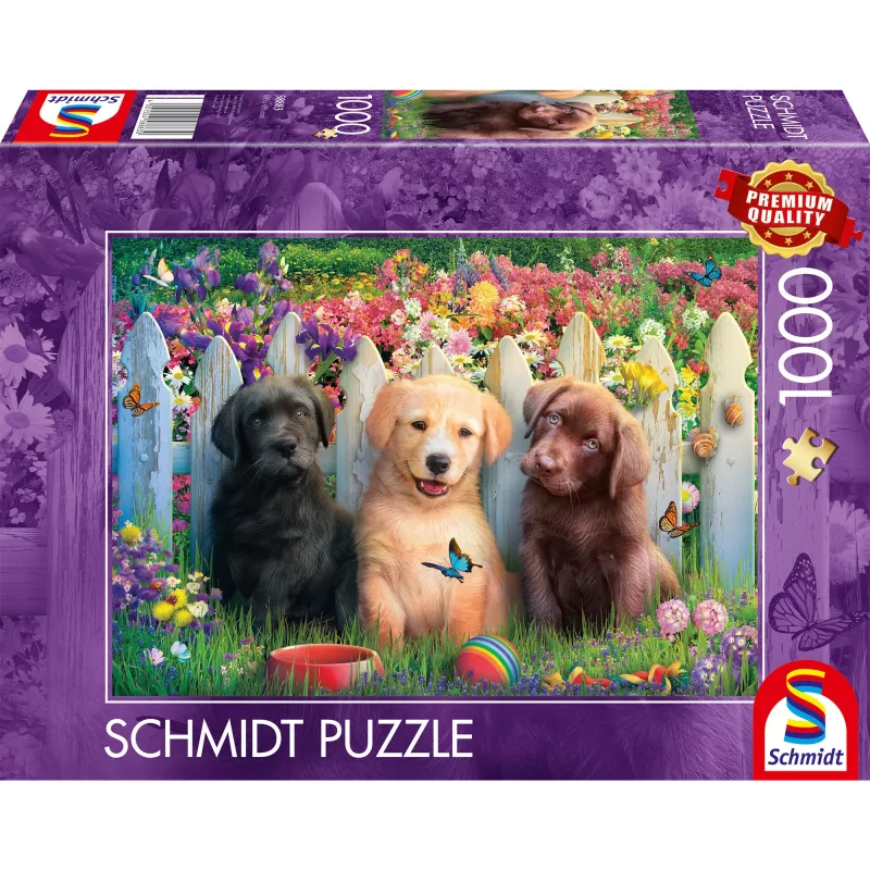 sweet puppy scene, 1000 dalių dėlionė