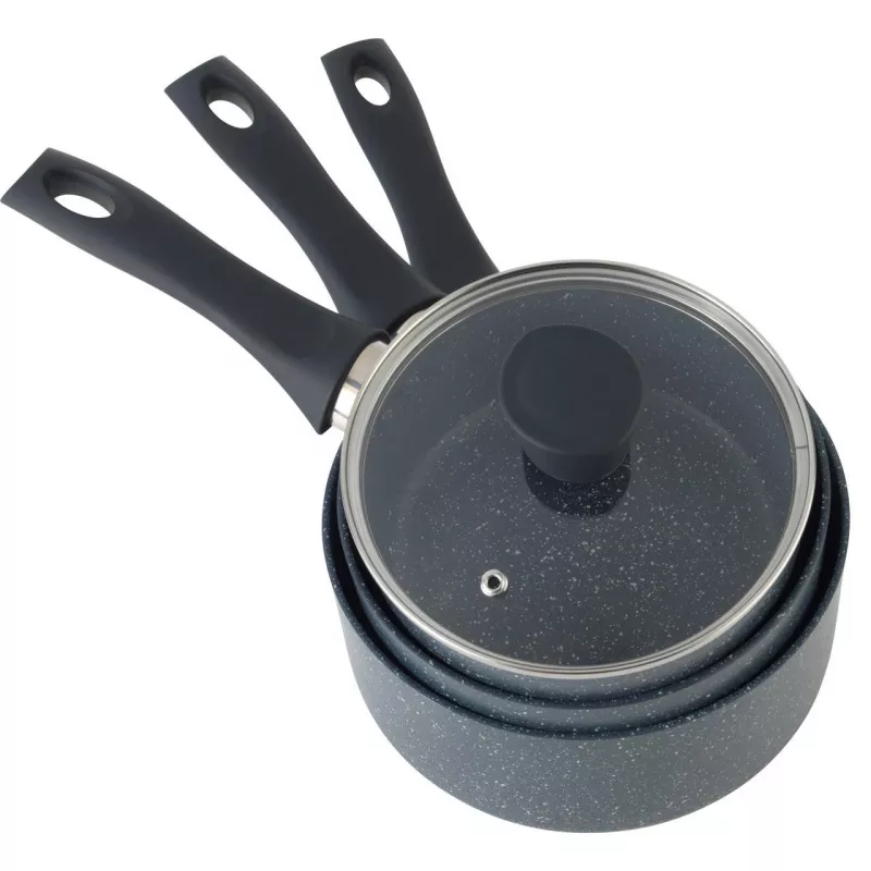 Keptuvių rinkinys Russell Hobbs RH02818EU7, 5 dalių akmens dangos indų rinkinys