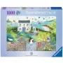 Dėlionė Ravensburger Coastal Cottage 1000 vnt., 700 mm pločio, 2 mm storio