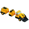 Transporto priemonių rinkinys Popular Playthings Mix or Match Vehicles Construction Juoda Geltona
