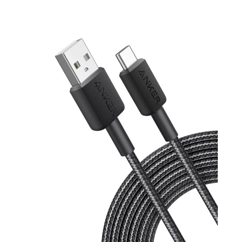Anker Innovations 322 USB-A į USB-C laidas, nailoninis, 1,8 m, juodas - Laidas - Skaitmeninis/duomenų