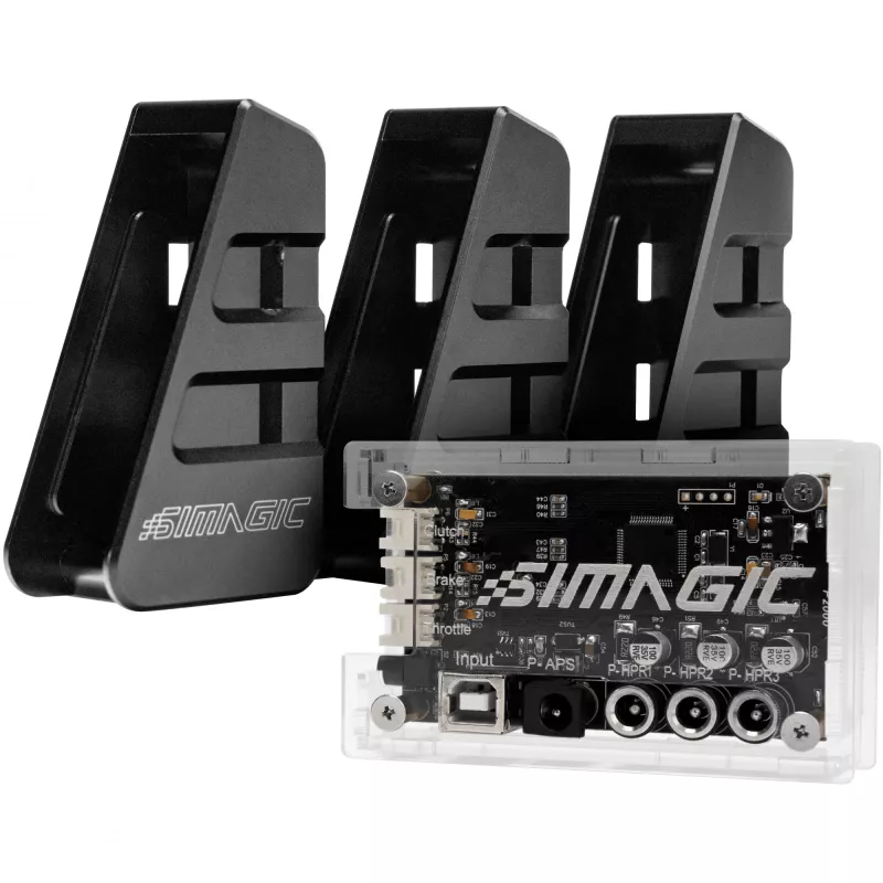 Simagic P2000-HCB haptinis valdymo blokas su USB ryšiu