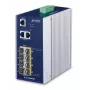 Valdomas tinklo komutatorius PLANET IGS-10080MFT — 2 x Gigabit RJ-45, 8 x SFP, 12–48V DC, Valdomas, IP30