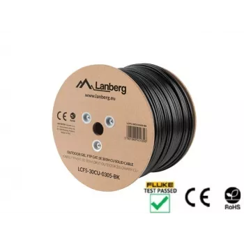 Tinklo kabelis Lanberg LCF5-30CU-0305-BK RJ45 Cat5e 305 m Juoda