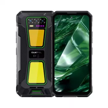 Išmanusis telefonas OukiTel WP58 Pro 5G 6,7 colio 8 GB RAM 512 GB 10000 mAh žalios spalvos