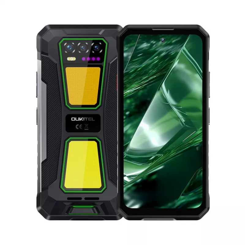 Išmanusis telefonas OukiTel WP58 Pro 5G 6,7 colio 8 GB RAM 512 GB 10000 mAh žalios spalvos
