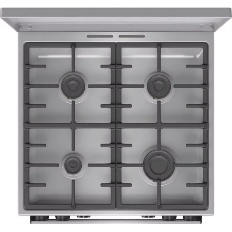 Gorenje GKS6C71XF laisvai pastatoma viryklė su orkaite, sidabrinė