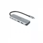 USB Type-C Hub DICOTA D32061 10000 Mbit/s sidabrinis