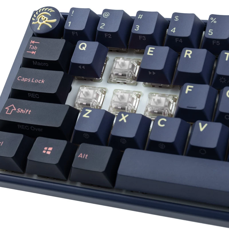 Ducky One 3 Mini klaviatūra, skirta žaidimams, USB, QWERTY, anglų k., mėlyna