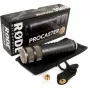 Studijinis dinaminis mikrofonas RØDE Procaster — laidinis, mini XLR (3 kontaktų), 75–18 000 Hz, 32 Ω, -56 dB, juodas, 695 g